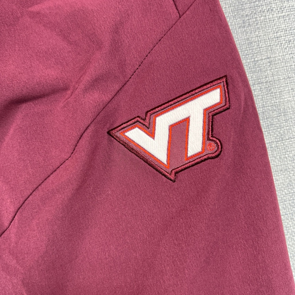 Nike Virginia Tech Hokies On Field Warmup Pants Men Large Tall TEAM ISSUE Maroon - Picture 9 of 14